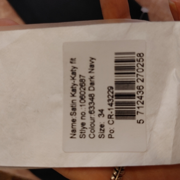 Navy Beaded Trousers - Picture 4 of 4